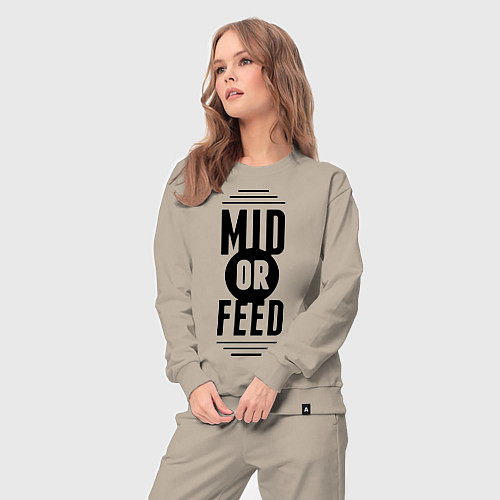 Женский костюм Mid or feed / Миндальный – фото 3