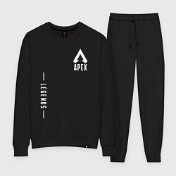 Костюм хлопковый женский Apex Legends Gamer, цвет: черный