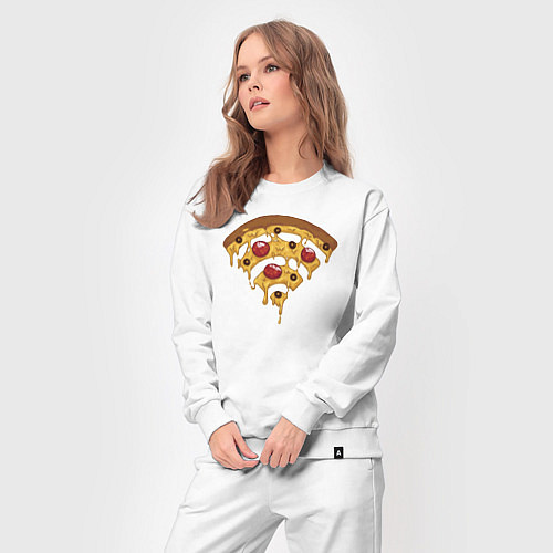 Женский костюм Wi-Fi Pizza / Белый – фото 3