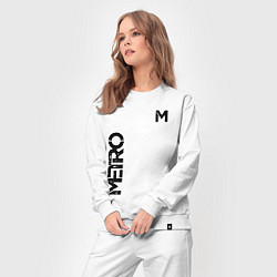 Костюм хлопковый женский METRO M, цвет: белый — фото 2