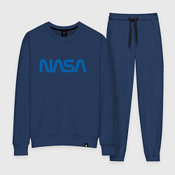 Костюм хлопковый женский NASA, цвет: тёмно-синий