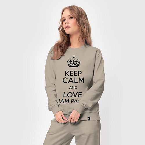 Женский костюм Keep Calm & Love Liam Payne / Миндальный – фото 3