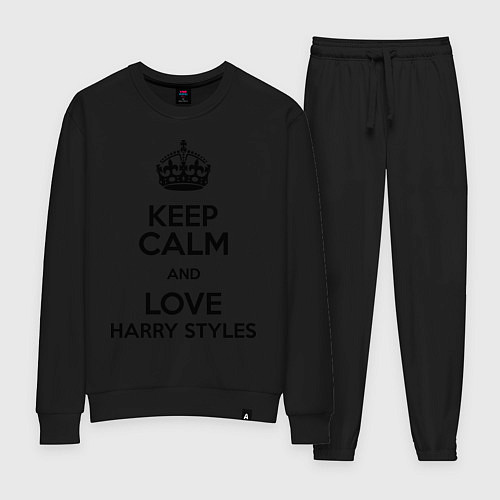 Женский костюм Keep Calm & Love Harry Styles / Черный – фото 1