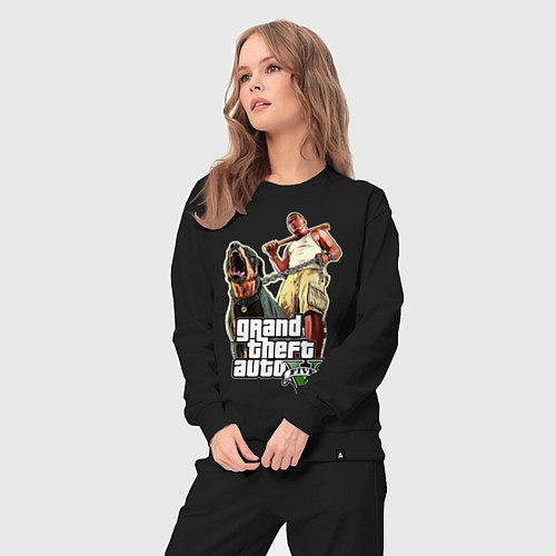 Женский костюм GTA 5: Man & Dog / Черный – фото 3