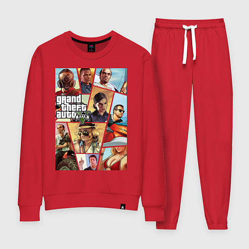 Женский костюм GTA 5: Stories / Красный – фото 1