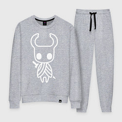 Костюм хлопковый женский Hollow Knight: Minimalism, цвет: меланж
