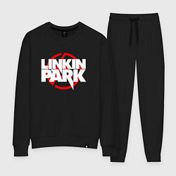 Костюм хлопковый женский LINKIN PARK, цвет: черный