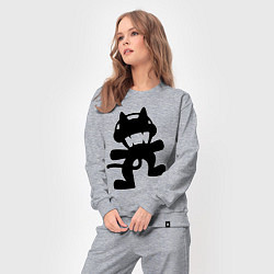 Костюм хлопковый женский MONSTERCAT, цвет: меланж — фото 2