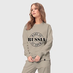 Костюм хлопковый женский Made in Russia, цвет: миндальный — фото 2