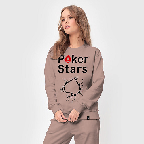 Женский костюм Poker Stars / Пыльно-розовый – фото 3