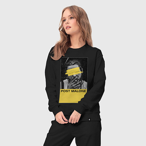 Женский костюм Post Malone / Черный – фото 3