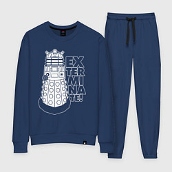 Костюм хлопковый женский Доктор Кто, Далеки, цвет: тёмно-синий