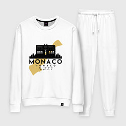 Костюм хлопковый женский Монако, цвет: белый