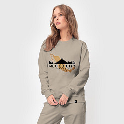Костюм хлопковый женский Мехико Мексика, цвет: миндальный — фото 2