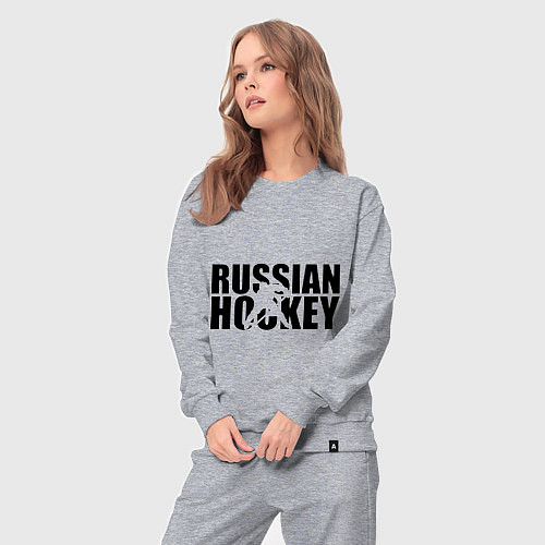 Женский костюм Russian Hockey / Меланж – фото 3