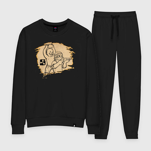 Женский костюм Stone punch / Черный – фото 1