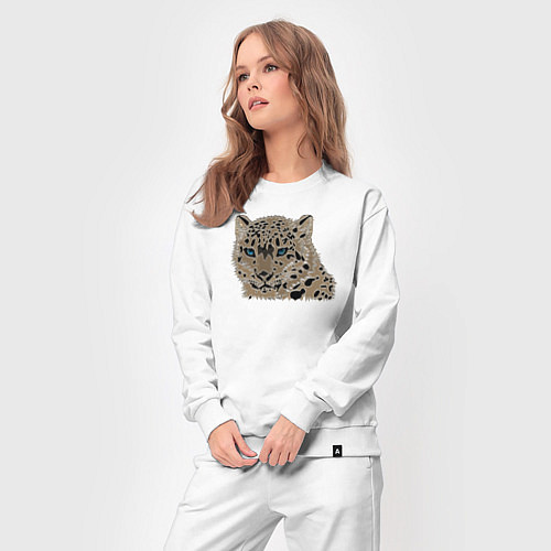 Женский костюм Metallized Snow Leopard / Белый – фото 3