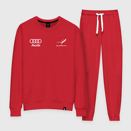 Женский костюм Audi Quattro / Красный – фото 1
