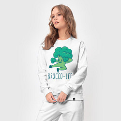Костюм хлопковый женский Brocco Lee, цвет: белый — фото 2