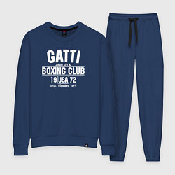 Костюм хлопковый женский Gatti Boxing Club, цвет: тёмно-синий