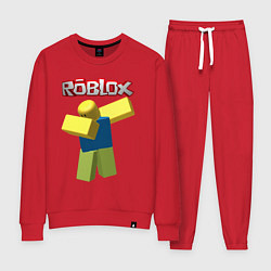 Костюм хлопковый женский Roblox Dab, цвет: красный