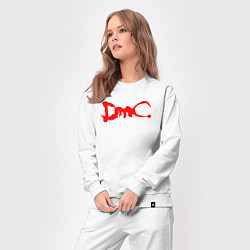 Костюм хлопковый женский DMC НА СПИНЕ, цвет: белый — фото 2