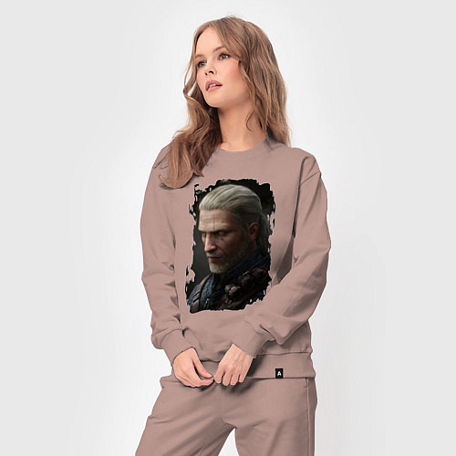 Женский костюм ВЕДЬМАК / Пыльно-розовый – фото 3