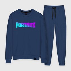 Костюм хлопковый женский FORTNITE 2, цвет: тёмно-синий