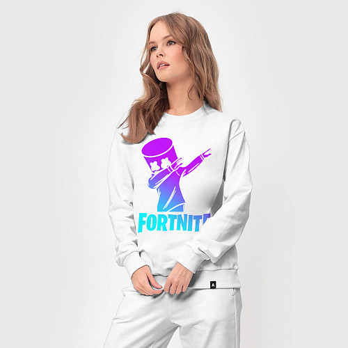 Женский костюм FORTNITE X MARSHMELLO / Белый – фото 3