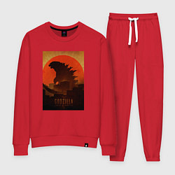 Женский костюм Godzilla and red sun