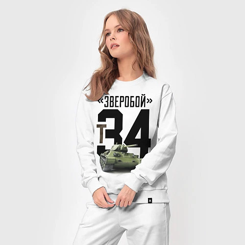 Женский костюм Т-34 / Белый – фото 3