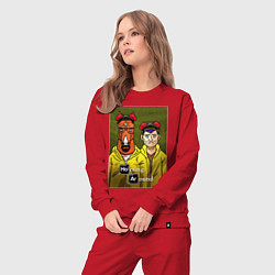 Костюм хлопковый женский BoJack Horseman, цвет: красный — фото 2