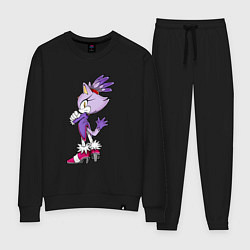 Костюм хлопковый женский SONIC Кошка Блейз, цвет: черный
