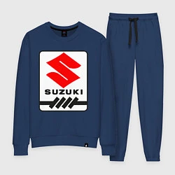 Костюм хлопковый женский Suzuki, цвет: тёмно-синий