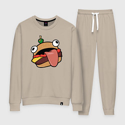 Костюм хлопковый женский Fortnite Burger, цвет: миндальный