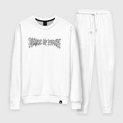 Костюм хлопковый женский Cradle of Filth, цвет: белый