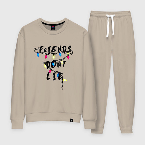 Женский костюм Friends dont lie / Миндальный – фото 1