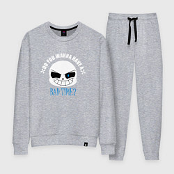 Костюм хлопковый женский UNDERTALE, цвет: меланж