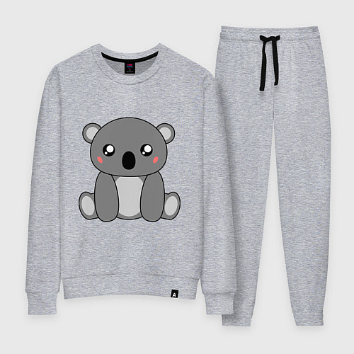 Женский костюм Коала / Меланж – фото 1