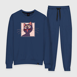 Костюм хлопковый женский Luna, Sailor Moon, цвет: тёмно-синий