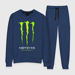 Костюм хлопковый женский MONSTER ENERGY, цвет: тёмно-синий