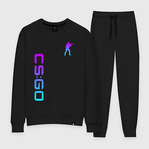 Женский костюм CS GO NEON / Черный – фото 1