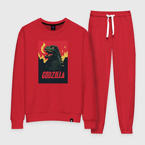 Женский костюм Godzilla / Красный – фото 1