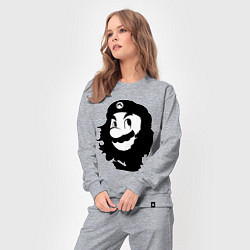 Костюм хлопковый женский Che Mario, цвет: меланж — фото 2