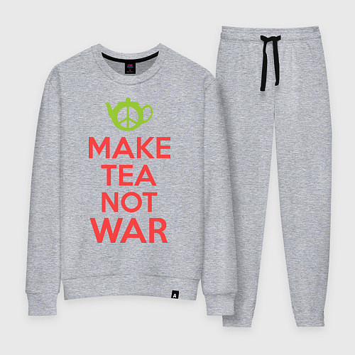 Женский костюм Make tea not war / Меланж – фото 1