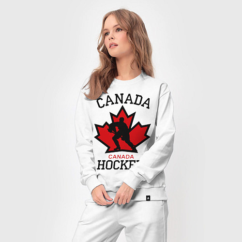 Женский костюм Canada Hockey / Белый – фото 3