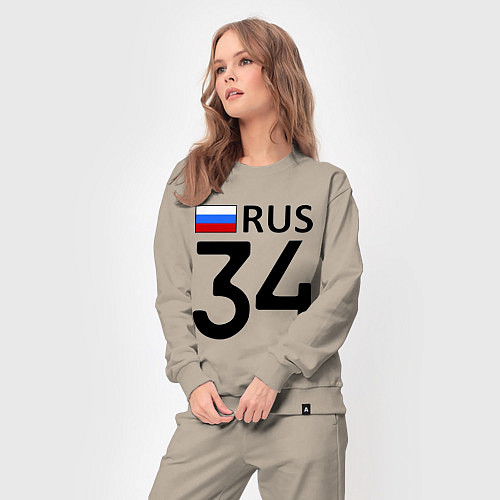 Женский костюм RUS 34 / Миндальный – фото 3