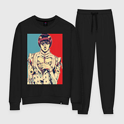 Костюм хлопковый женский Бруно Буччеллати, цвет: черный