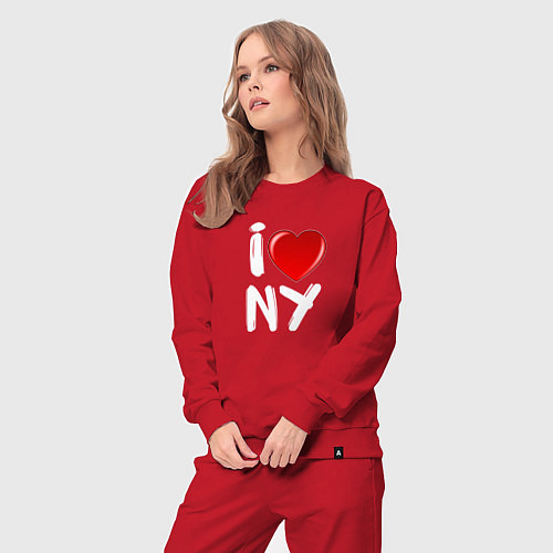 Женский костюм Я люблю Нью-Йорк / Красный – фото 3