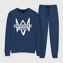 Костюм хлопковый женский Watch Dogs: Legion, цвет: тёмно-синий